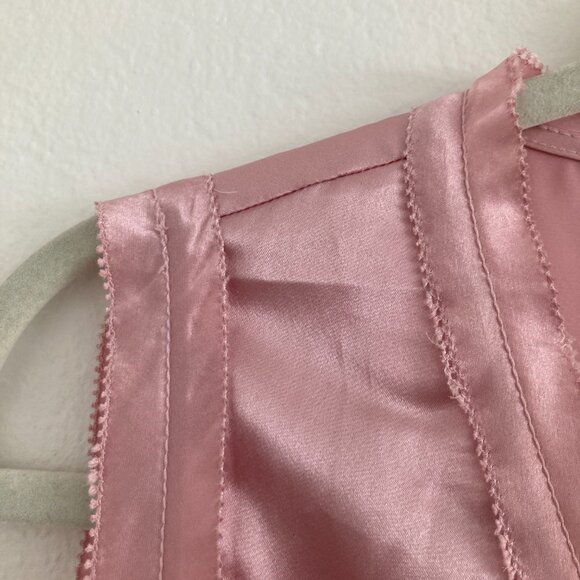 Vintage Jones Wear Surplice Babydoll Satin Tank Top Y2K 90s Fairy Whimsical 4 - Picture 3 of 10